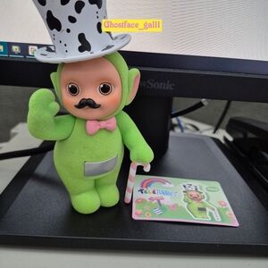 Green Teletubbies Figure with Hat and Cane